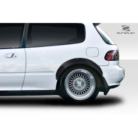 Duraflex 114268 - J Spec Fender Flares For 1992-1995 Honda Civic - 4 Piece