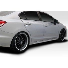 Duraflex 114286 - RR Side Skirts For 2012-2015 Honda Civic - 2 Piece