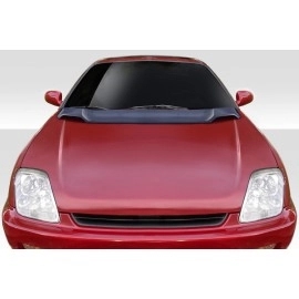 Duraflex 114296 - Axis Hood Bonnet Wing Spoiler Add On For 1997-2001 Honda Prelude - 1 Piece