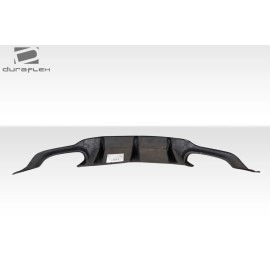 Duraflex 114372 - C63 Look Rear Diffuser For 2012-2014 Mercedes C Class - 1 Piece