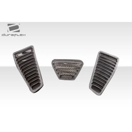 Duraflex 114608 - Trackstar 3 Hood Vents - 3 Piece