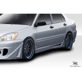 Duraflex 114665 - Trackstar Side Skirts For 2002-2007 Mitsubishi Lancer - 2 Piece