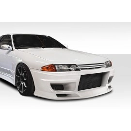 Duraflex 114763 - Demon V2 Front Bumper Cover For 1989-1994 Nissan Skyline - 1 Piece