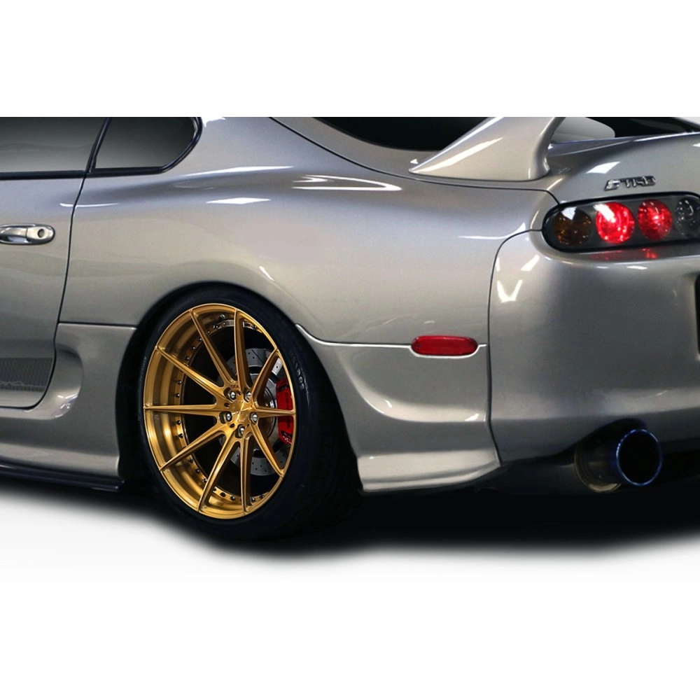 Duraflex 114843 - RD-X Rear Add Ons Spat Extensions For 1993-1998 Toyota Supra - 2 Piece