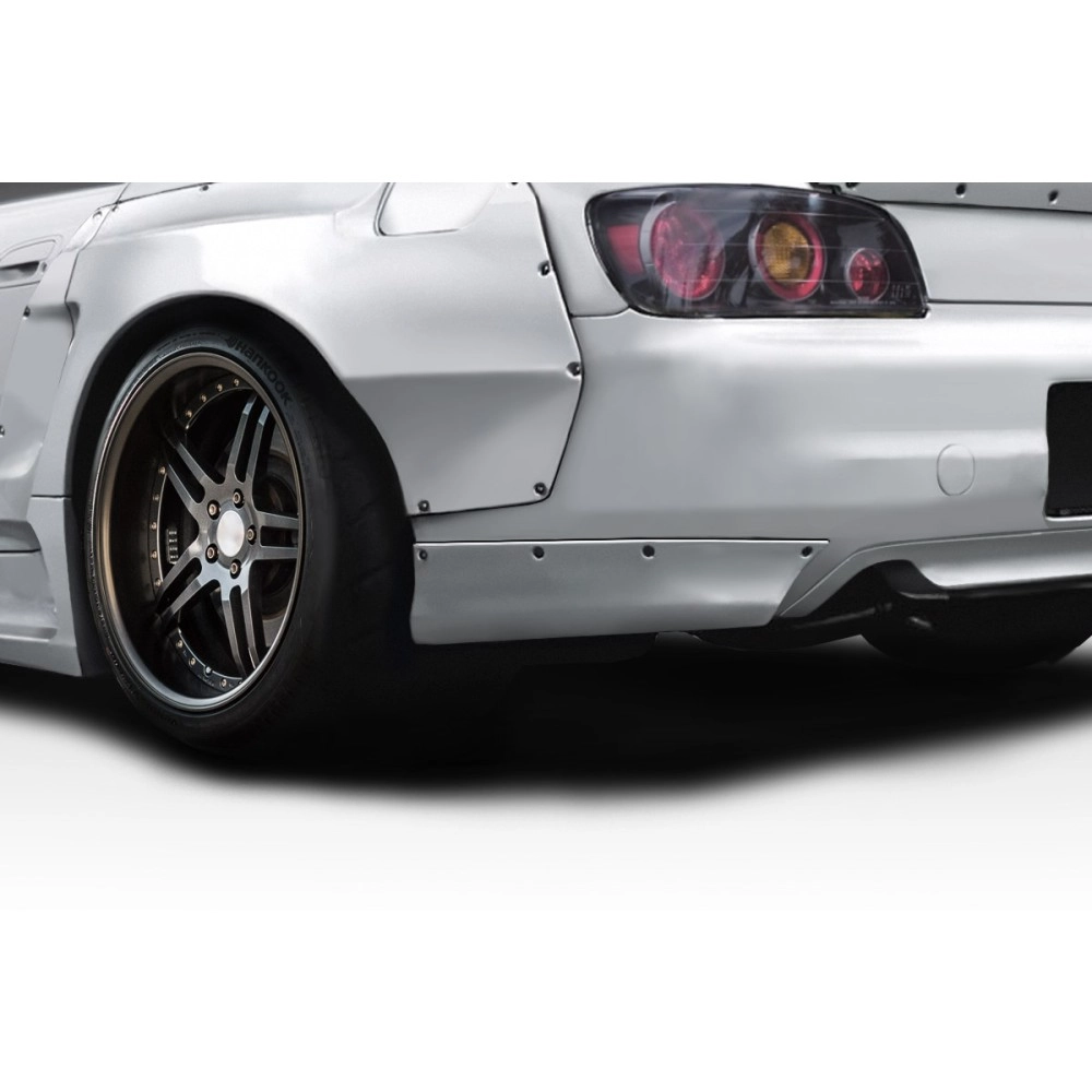 Duraflex 114873 - TKO RBS Rear Add Ons Spat Extensions For 2000-2009 Honda S2000 - 2 Piece