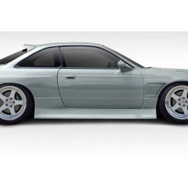 Duraflex 114949 - Type U V2 Side Skirts Rocker Panels For 1995-1998 Nissan 240SX - 2 Piece