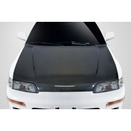 Carbon Creations 114972 - JDM OEM Look Hood For 1988-1991 Honda Civic - 1 Piece
