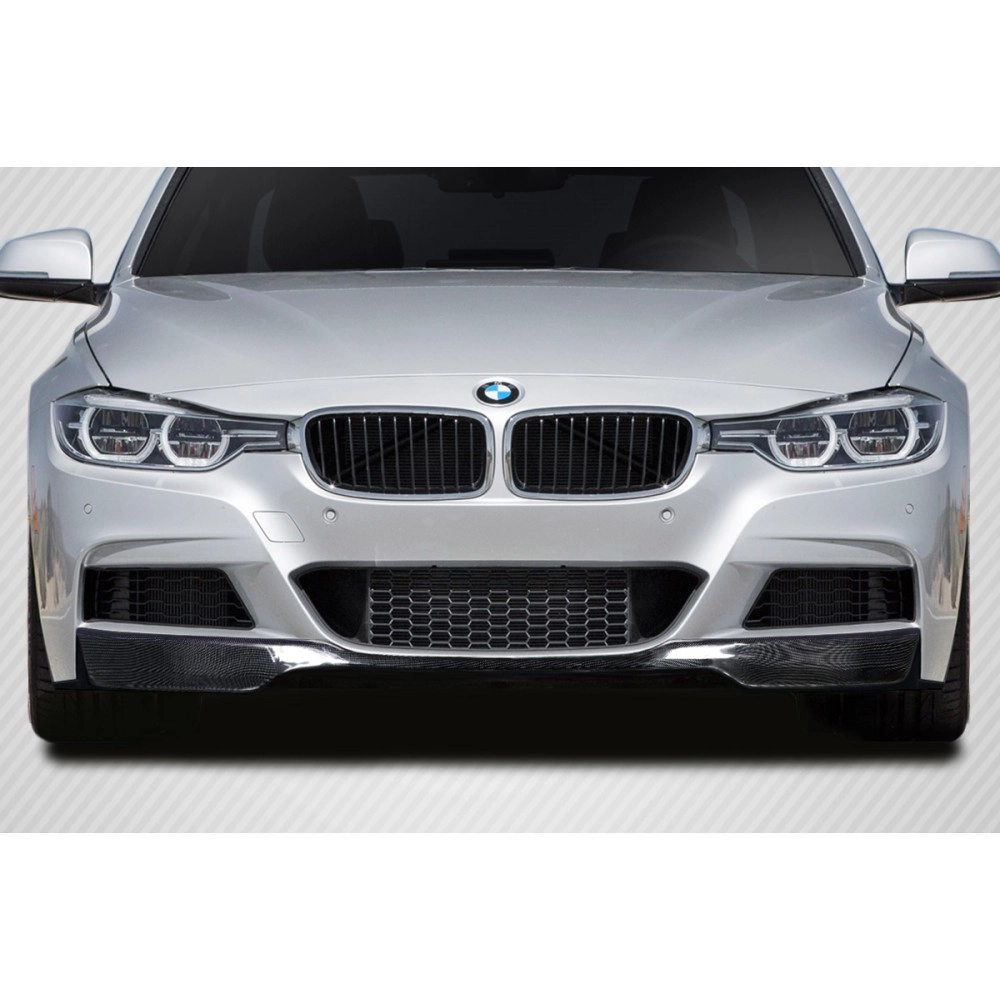Aero Function 115060 - AF-1 Front Add On Lip Under Spoiler For 2012-2018 BMW 3 Series - 1 Piece
