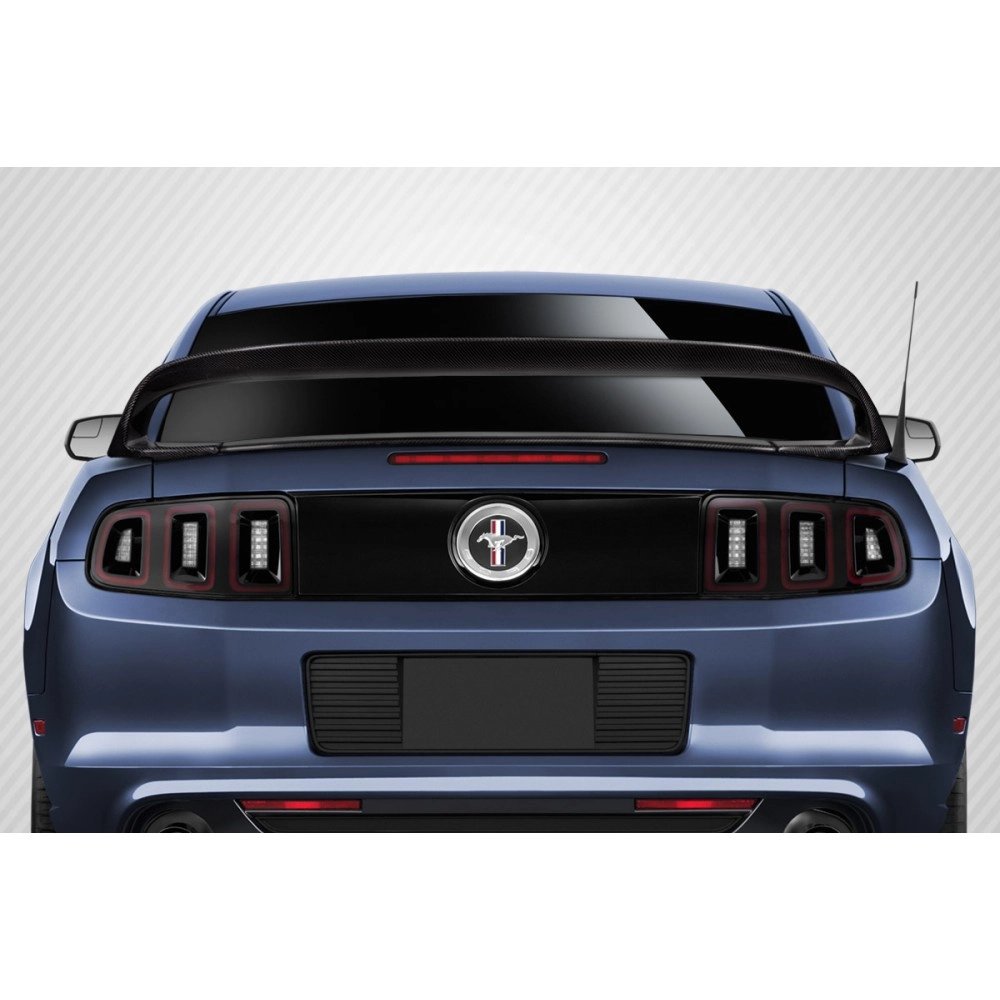 Carbon Creations 115077 - GT350 Look Rear Wing Spoiler For 2010-2014 Ford Mustang - 2 Piece