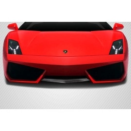 Carbon Creations 115150 - LP560 LP570 Look Front Middle Add On Lip Spoiler Air Dam For 2004-2013 Lamborghini Gallardo - 1 Piece