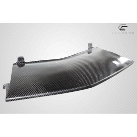 Carbon Creations 115150 - LP560 LP570 Look Front Middle Add On Lip Spoiler Air Dam For 2004-2013 Lamborghini Gallardo - 1 Piece