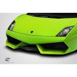 Carbon Creations 115150 - LP560 LP570 Look Front Middle Add On Lip Spoiler Air Dam For 2004-2013 Lamborghini Gallardo - 1 Piece