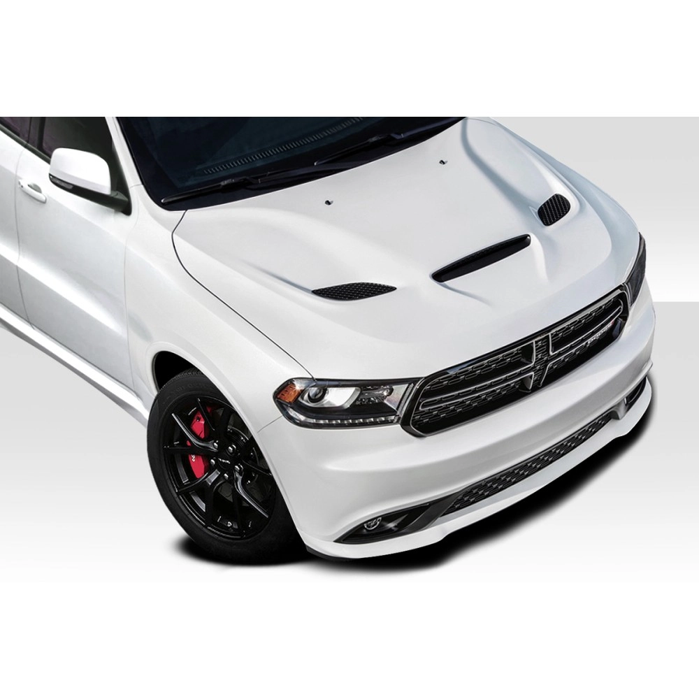 Duraflex 115296 - SRT Hellcat Look Hood For 2011-2023 Dodge Durango - 1 Piece