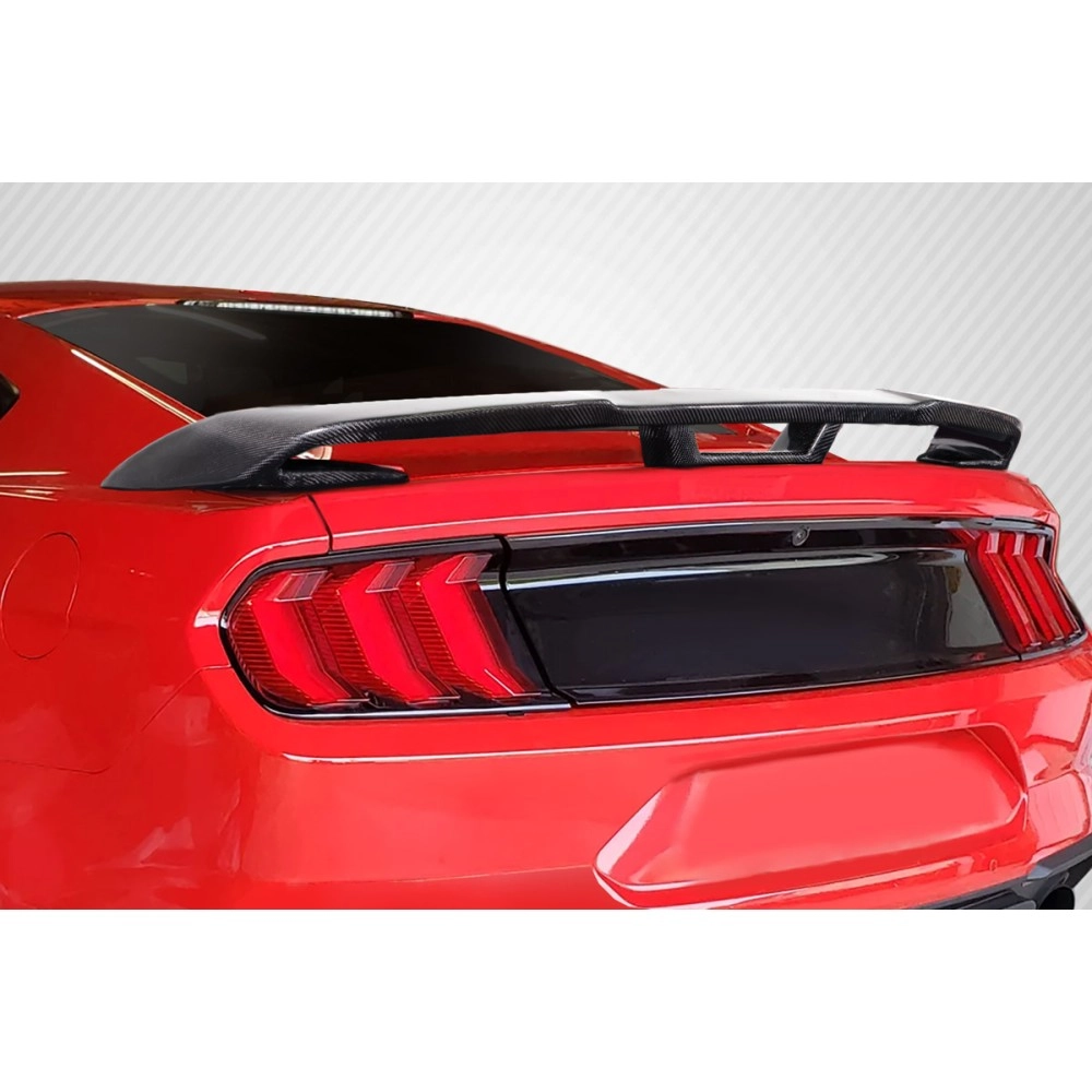 Carbon Creations 115380 - Performance PP1 Look Rear Wing Spoiler For 2015-2023 Ford Mustang Coupe - 1 Piece