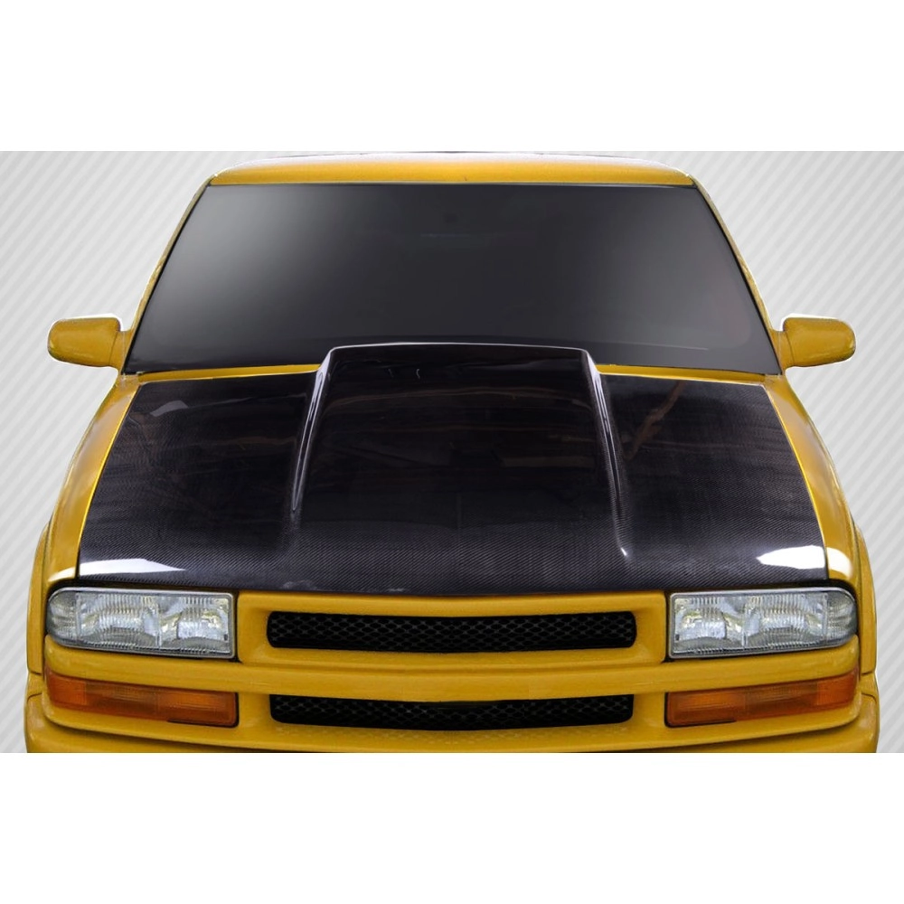 Carbon Creations 115430 - Cowl Hood For 1994-2004 Chevrolet S - 10 - 1 Piece