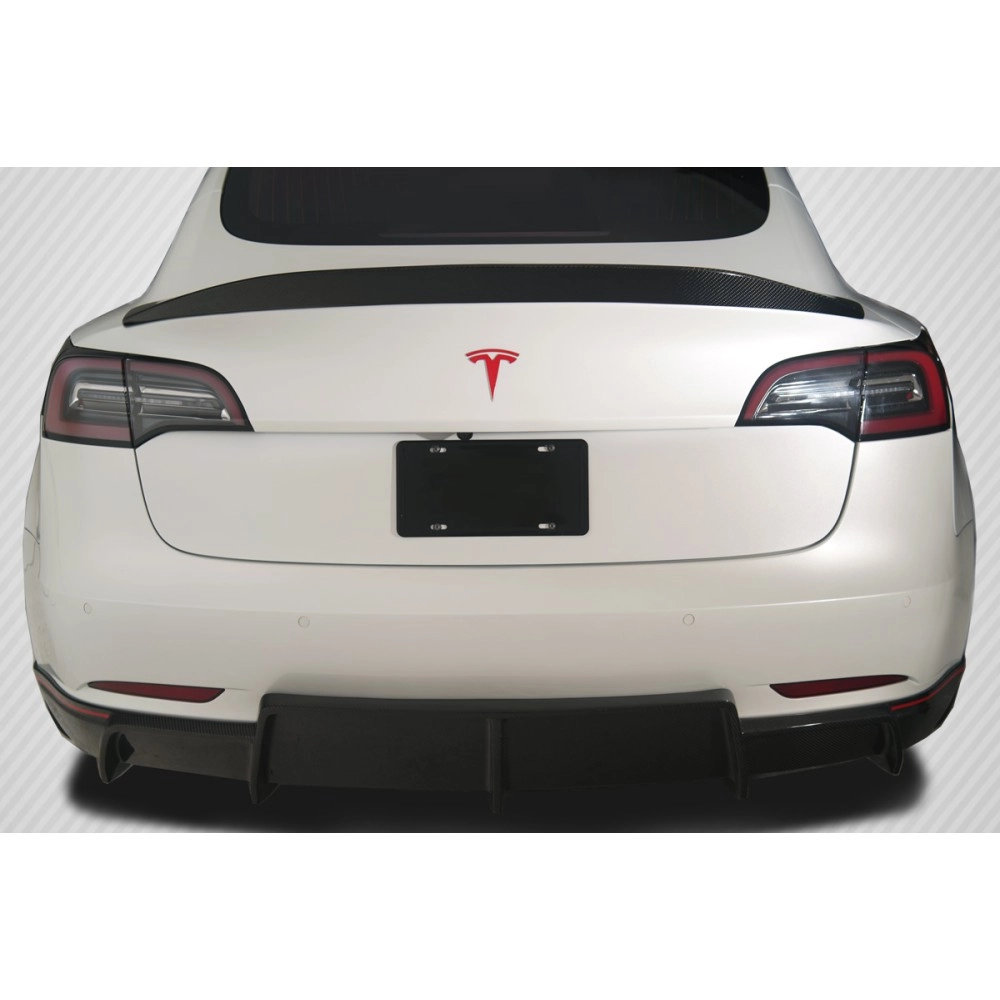 Carbon Creations 115472 - GT Concept Rear Wing Spoiler For 2018-2023 Tesla Model 3 - 1 Piece