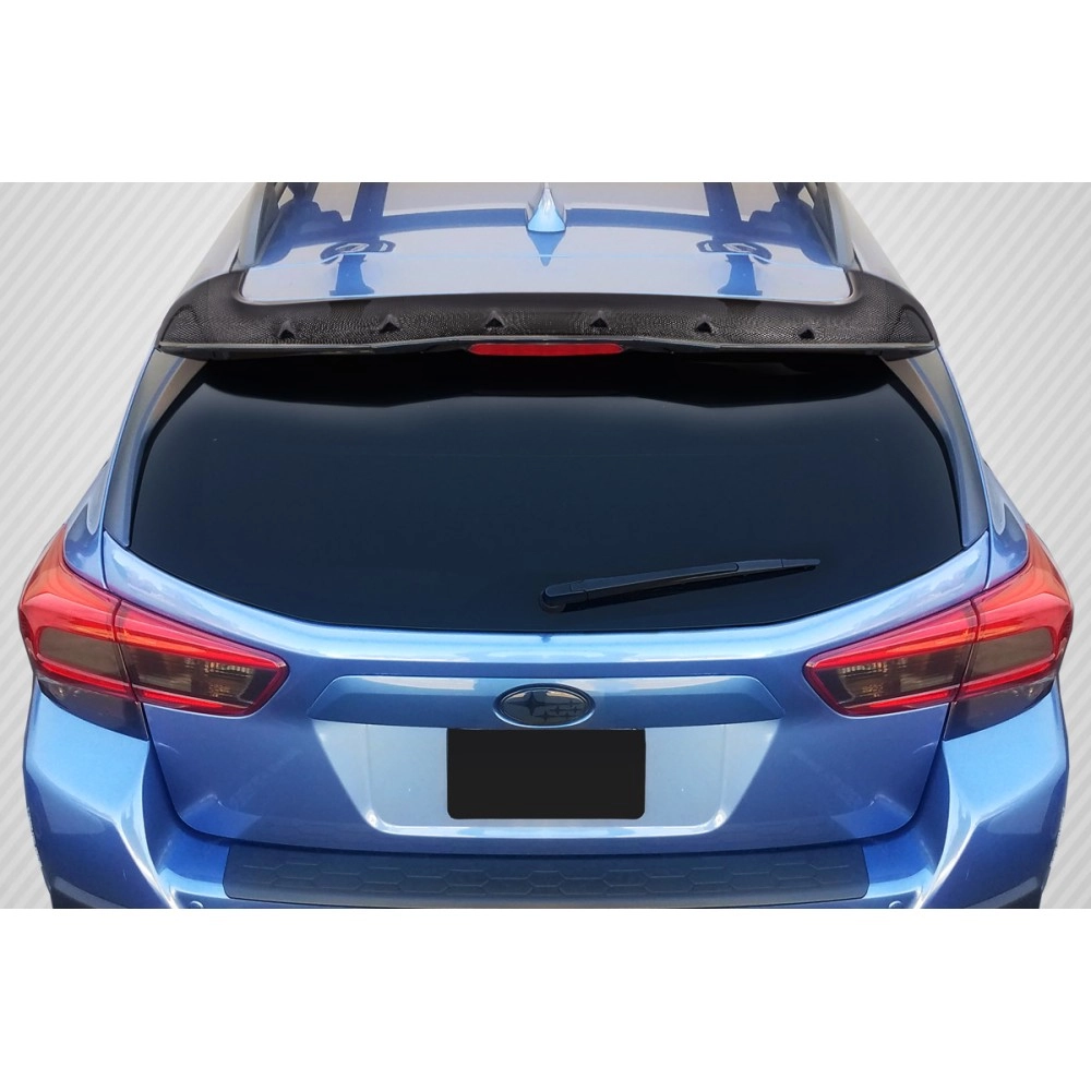Carbon Creations 115511 - STI Look Rear Wing Spoiler For 2018-2023 Subaru Crosstrek - 1 Piece