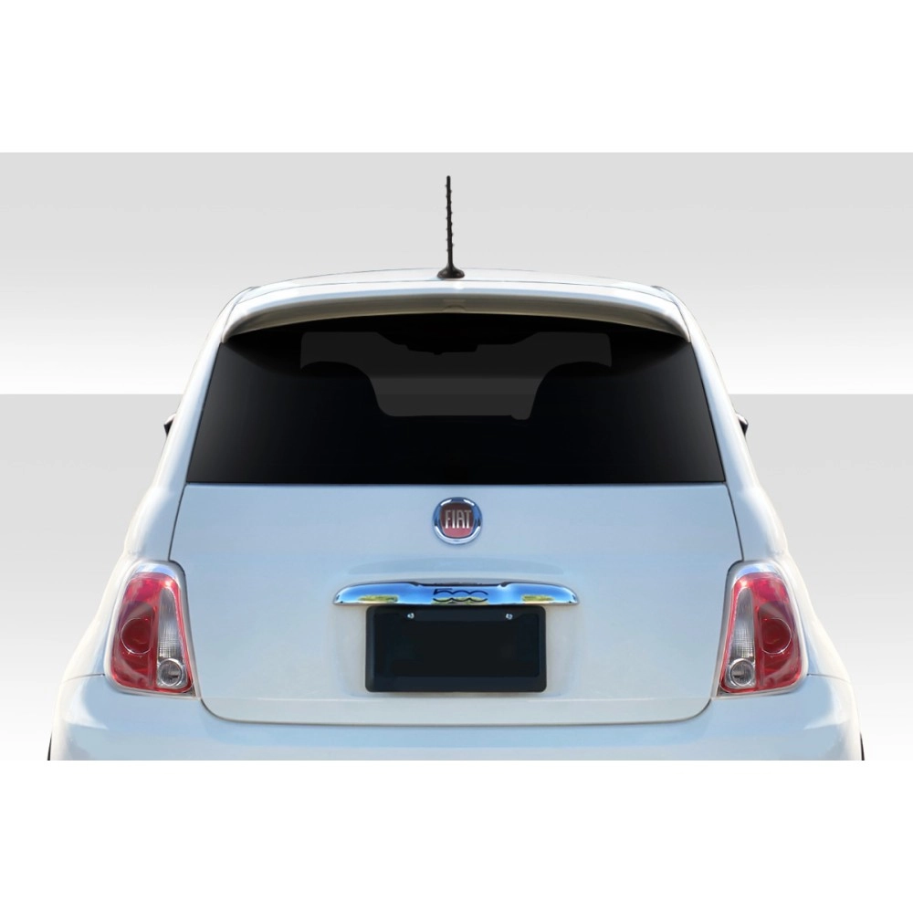 Duraflex 115623 - Abarth Look Roof Wing Spoiler For 2012-2019 Fiat 500 - 1 Piece
