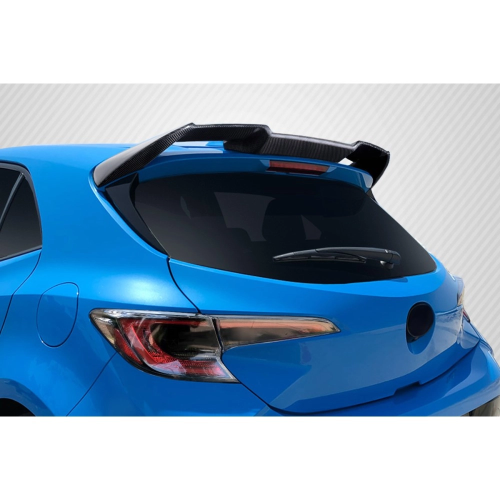 Carbon Creations 115777 - A Spec Roof Wing Spoiler For 2019-2023 Toyota Corolla Hatchback - 1 Piece