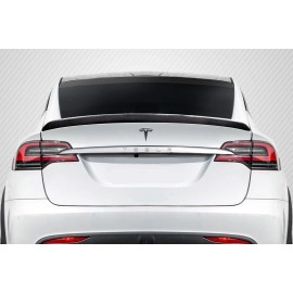 Carbon Creations 115815 - High Kick Rear Wing Spoiler For 2016-2023 Tesla Model X - 1 Piece