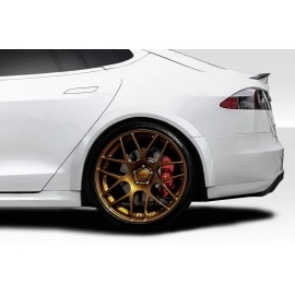 Duraflex 115968 - RVS Rear Fender Flares For 2012-2023 Model S - 4 Piece