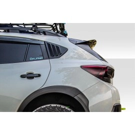 Duraflex 116000 - Fennec Outdoors Edition Rear Window Scoops For 2018-2023 Subaru Crosstrek - 2 Piece