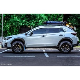 Duraflex 116000 - Fennec Outdoors Edition Rear Window Scoops For 2018-2023 Subaru Crosstrek - 2 Piece