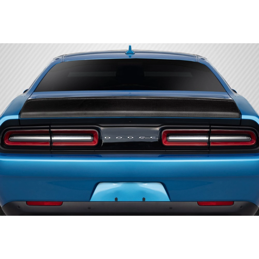 Carbon Creations 116256 - Iconic Rear Wing Spoiler For 2008-2023 Dodge Challenger - 1 Piece
