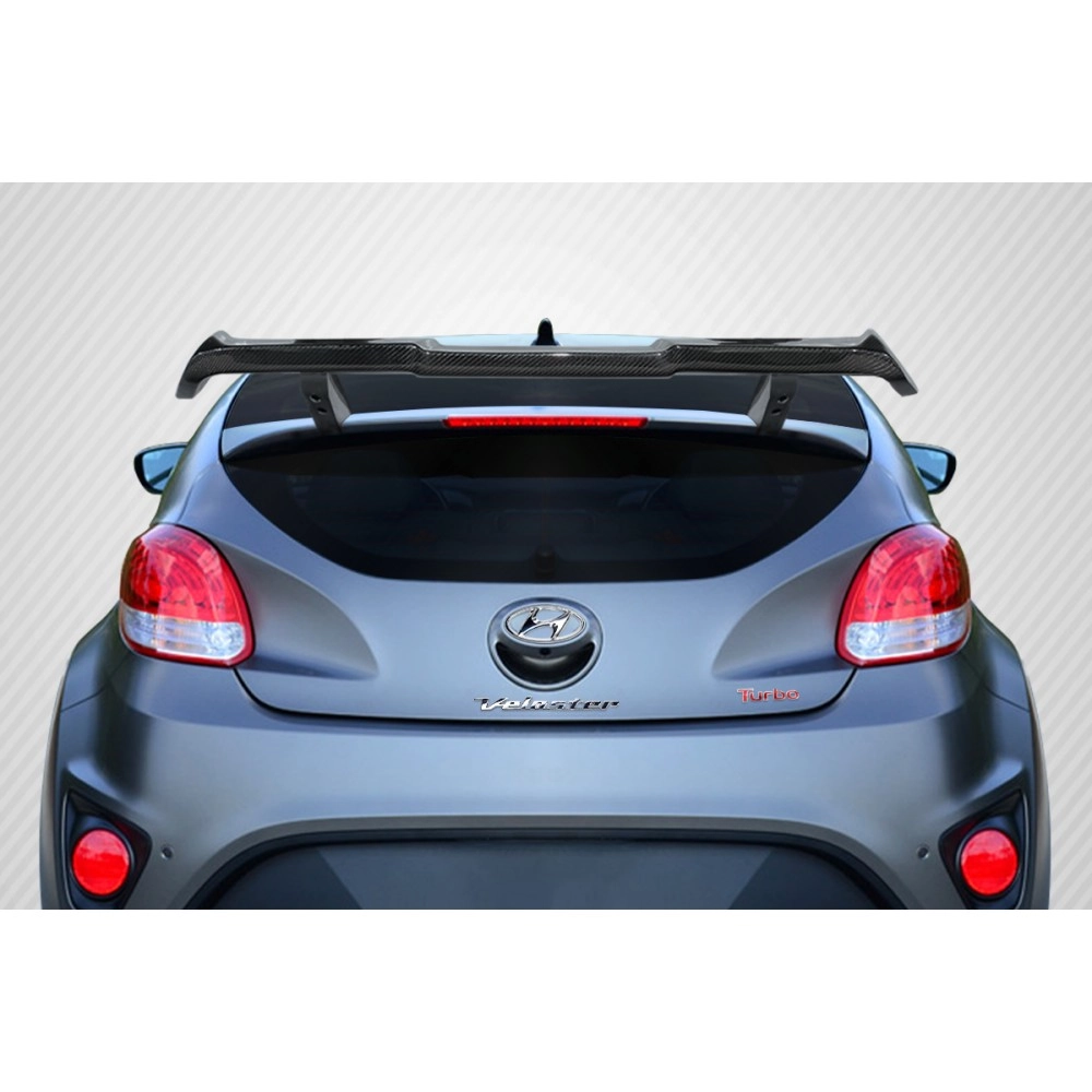 Carbon Creations 116451 - MR Wing Spoiler For 2012-2017 Hyundai Veloster - 3 Piece