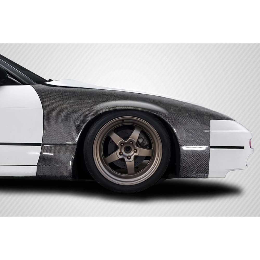 Carbon Creations 116454 - K Power Style Front Fenders (+50mm) For 1989-1994 Nissan 240SX - 2 Piece