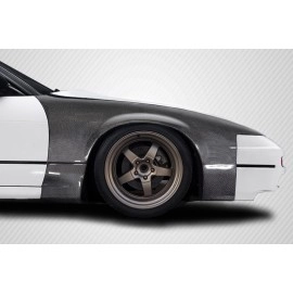 Carbon Creations 116454 - K Power Style Front Fenders (+50mm) For 1989-1994 Nissan 240SX - 2 Piece