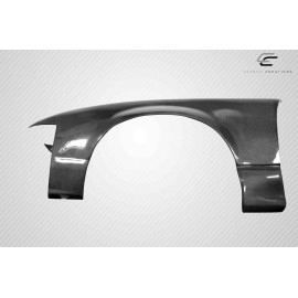 Carbon Creations 116454 - K Power Style Front Fenders (+50mm) For 1989-1994 Nissan 240SX - 2 Piece