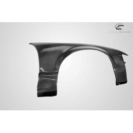 Carbon Creations 116454 - K Power Style Front Fenders (+50mm) For 1989-1994 Nissan 240SX - 2 Piece