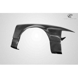 Carbon Creations 116454 - K Power Style Front Fenders (+50mm) For 1989-1994 Nissan 240SX - 2 Piece