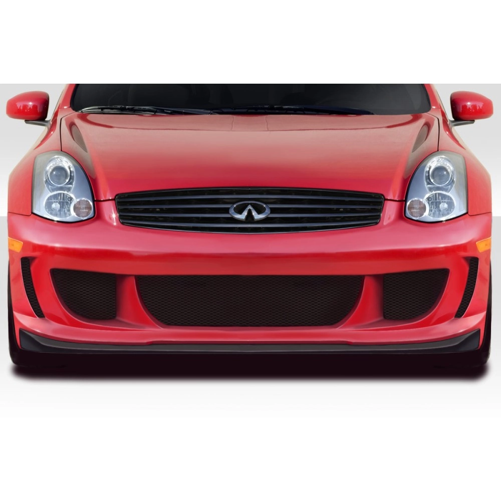 Duraflex 116473 - Strake Front Bumper Cover For 2003-2007 Infiniti G Coupe - 1 Piece