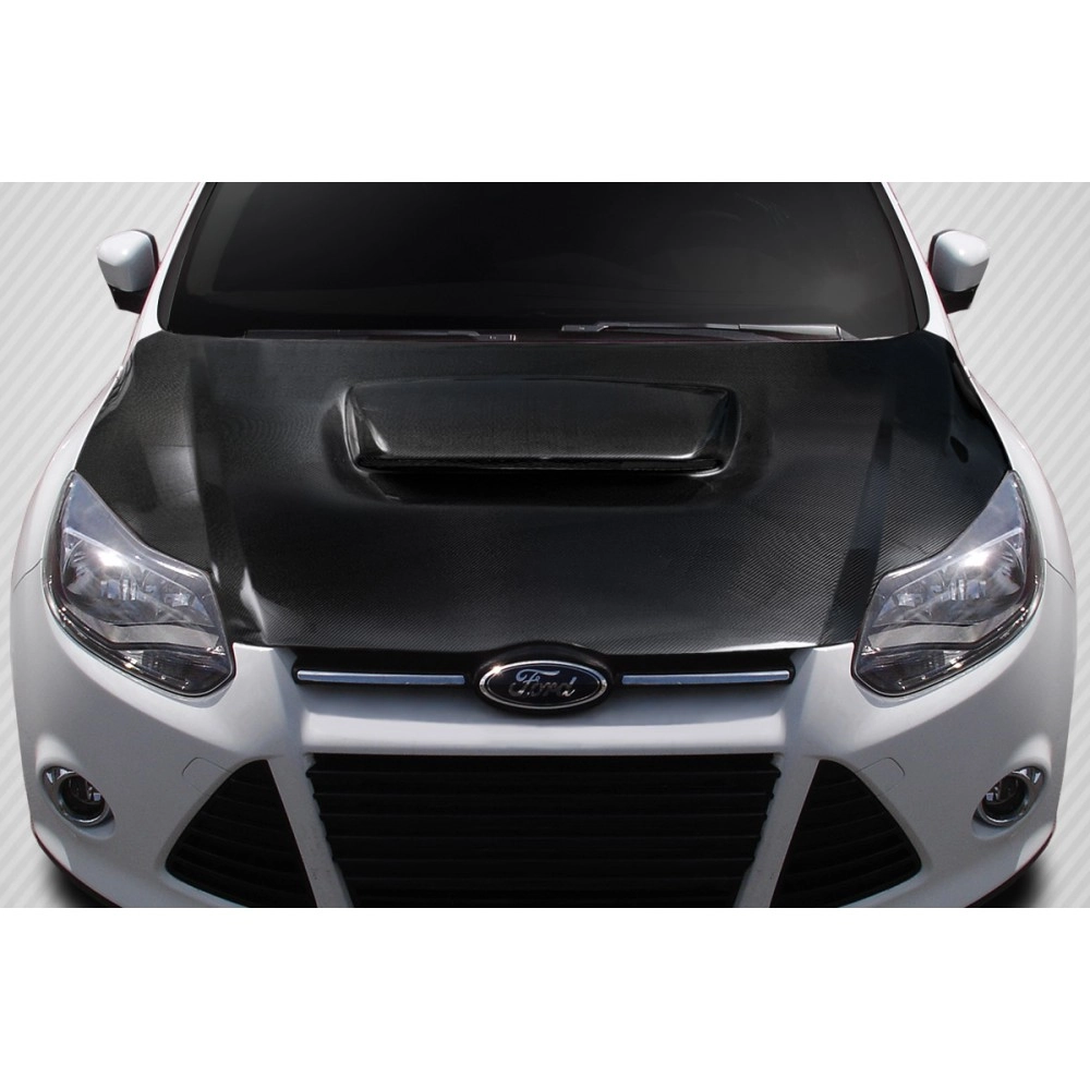 Carbon Creations 116491 - Ram Air Hood For 2012-2014 Ford Focus - 1 Piece
