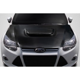 Carbon Creations 116491 - Ram Air Hood For 2012-2014 Ford Focus - 1 Piece
