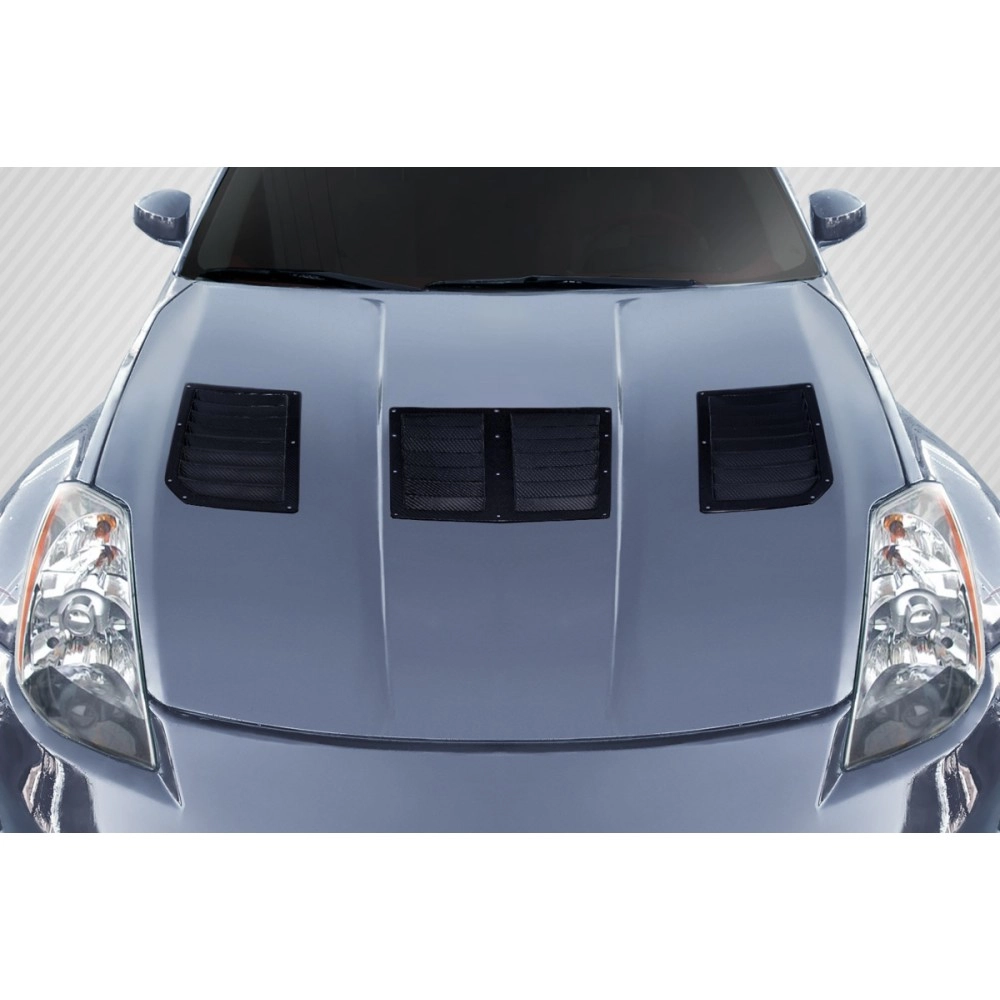 Carbon Creations 116507 - GT1 Hood Vents For 2003-2006 Nissan 350Z - 3 Piece