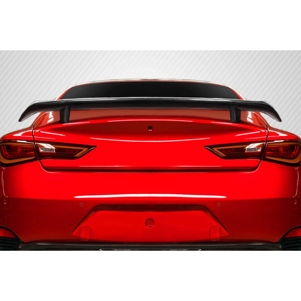 Carbon Creations 116724 - SR Rear Wing Spoiler For 2017-2022 Infiniti Q60 - 1 Piece