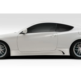 Duraflex 117029 - Flux Side Skirt Rocker Panels For 2010-2016 Hyundai Genesis Coupe - 2 Piece