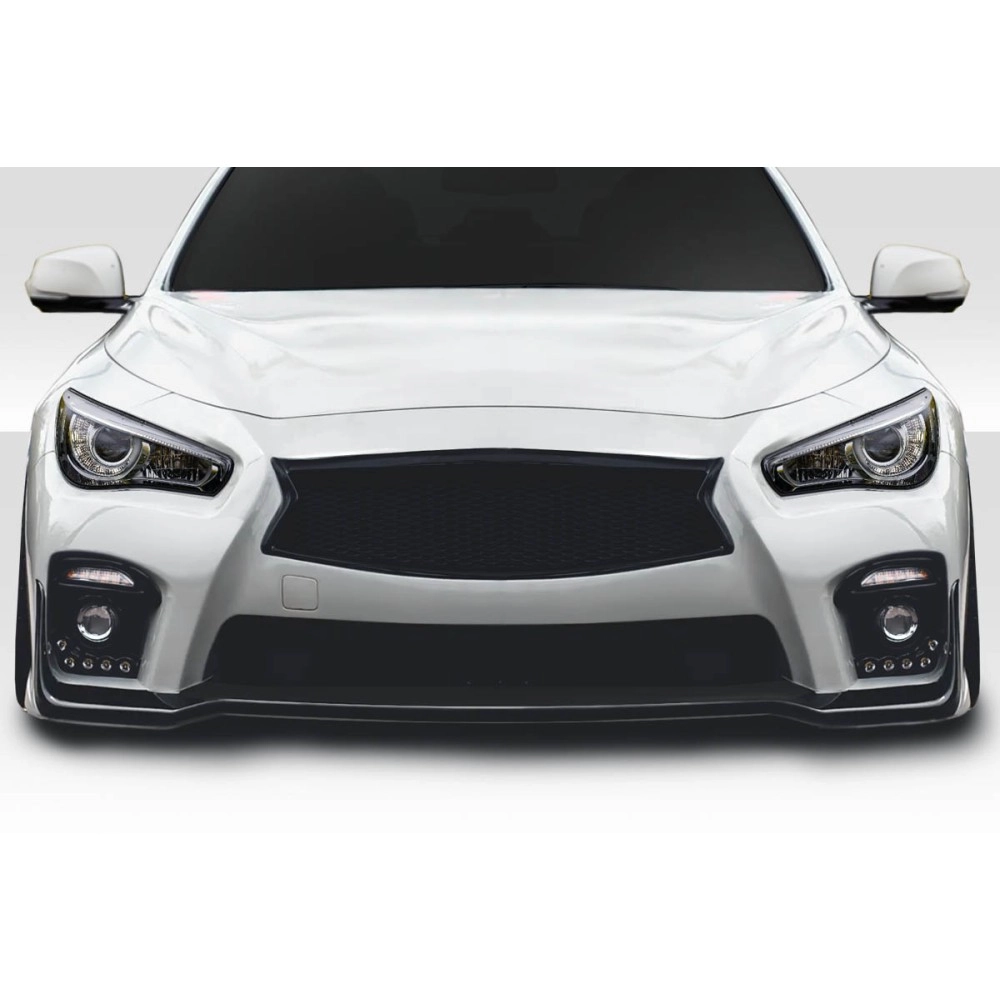 Duraflex 117096 - Bltz Front Bumper For 2014-2018 Infiniti Q50 - 1 Piece