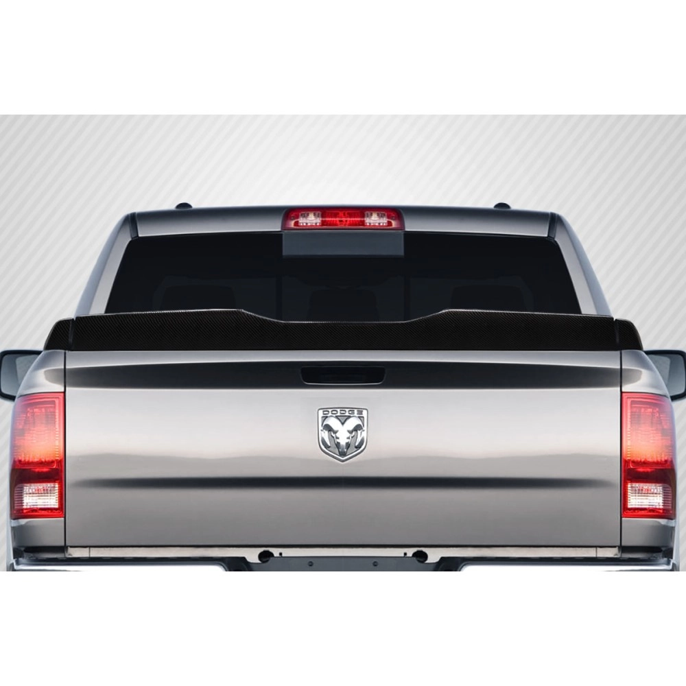 Carbon Creations 117218 - Texas Twister Rear Tailgate Wing Spoiler For 2009-2018 Dodge Ram - 3 Piece
