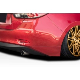 Duraflex 117226 - Lazer Rear Lip Add On Spoilers For 2014-2021 Mazda 6 - 2 Piece