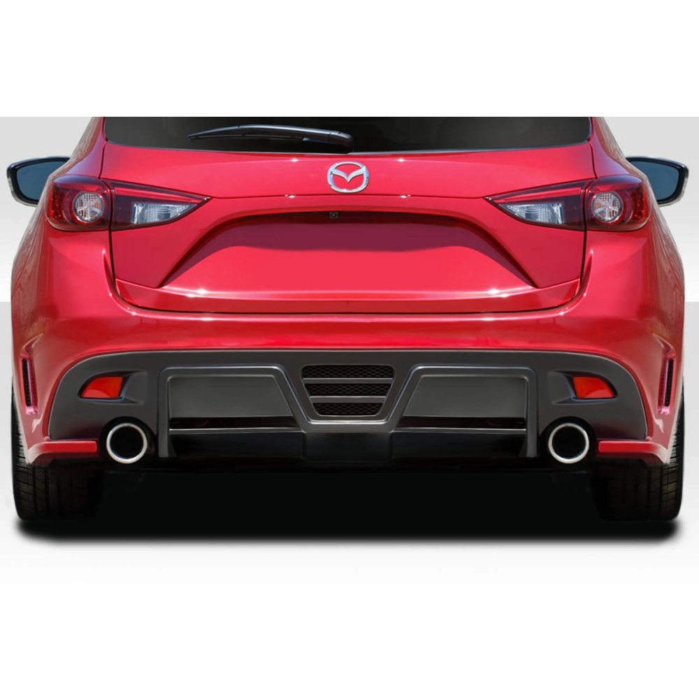 Duraflex 117282 - KSS Rear Bumper For 2014-2016 Mazdaspeed 3 - 1 Piece