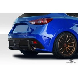 Duraflex 117282 - KSS Rear Bumper For 2014-2016 Mazdaspeed 3 - 1 Piece