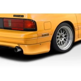 Duraflex 117335 - Phoenix Fire Rear Lip Add On Spoilers For 1985-1992 Mazda RX-7 - 2 Piece