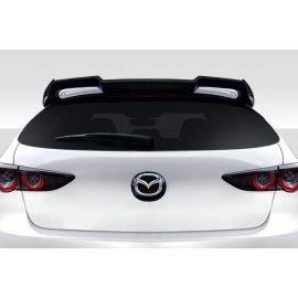 Duraflex 117353 - Acell Rear Wing Spoiler For 2019-2023 Mazda 3 - 1 Piece