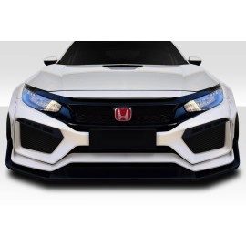 Duraflex 117584 - RBT Widebody Look Front Bumper For 2016-2021 Honda Civic - 1 Piece
