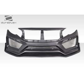 Duraflex 117584 - RBT Widebody Look Front Bumper For 2016-2021 Honda Civic - 1 Piece