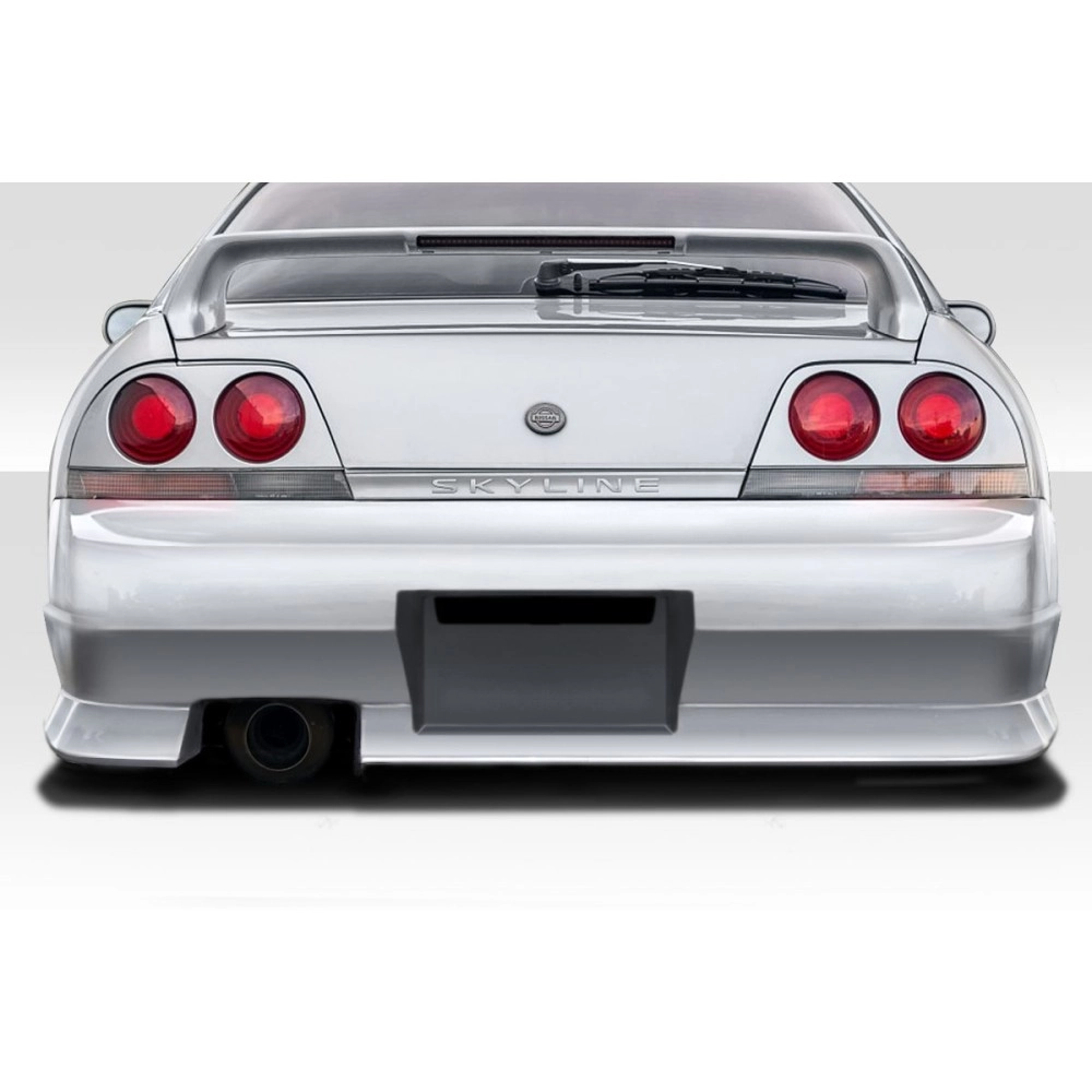Duraflex 117726 - D Spec Rear Bumper Cover For 1995-1998 Nissan Skyline - 1 Piece